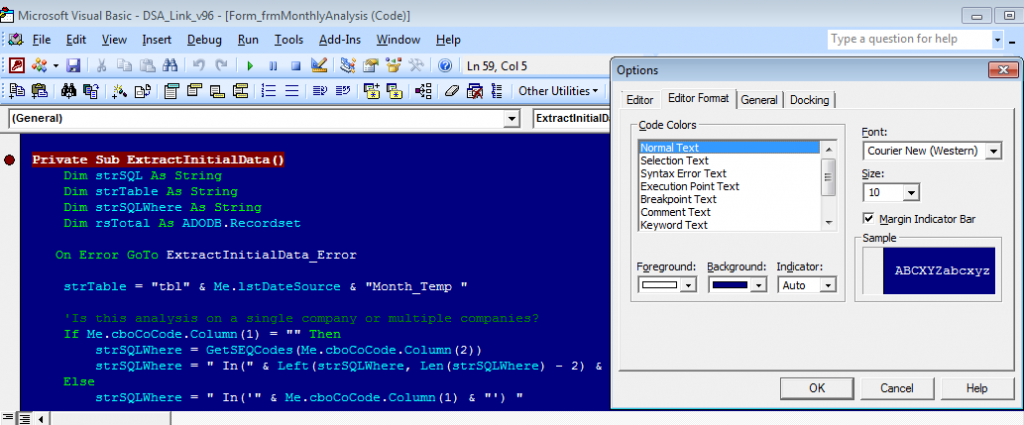 ToolsOptions 10 things I love about the Access IDE