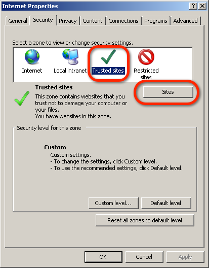 TrustedSites How to save your SharePoint password in Windows