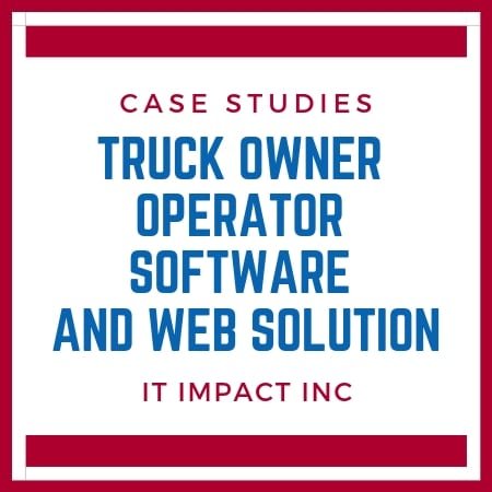 Truck Owner Operator Software and Web Solution