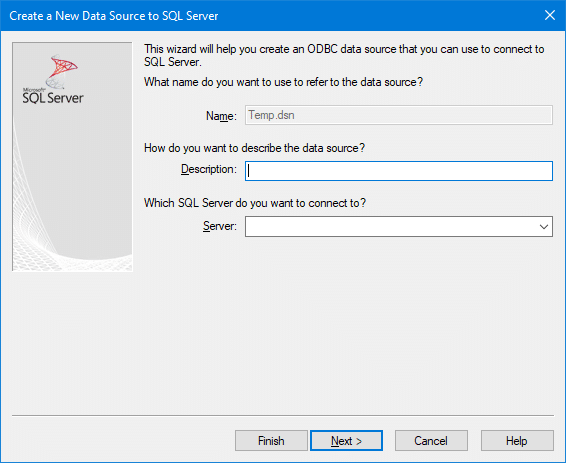 Building ODBC connection string with ODBC driver's dialog